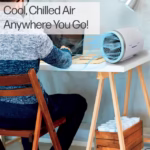 ⁦Mini Climatiseur Portable à Glace Technologie Jet Fan, 3 Vitesses et Éclairage LED - مبرد الهواء والثلج المدمج بـ 3 سرعات وإضاءة ملونة⁩ - الصورة ⁦7⁩