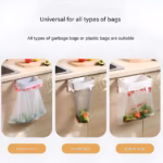 ⁦Support de Sac Poubelle Mural et Pliable Fixation Autocollante sans Perçage - حامل وموزع أكياس القمامة الجداري⁩ - الصورة ⁦7⁩