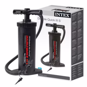 Pompe À Main Double Quick III Hi-Output Intex 68605 Multi-Embouts – مضخة إنتكس اليدوية عالية الكفاءة ذات الضخ المزدوج (37 سم)