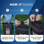 ⁦Sac Étanche Ocean Pack 20L Protection Waterproof Totale pour Kayak et Plage - حقيبة الظهر المائية المضادة للماء والتمزق أوشن باك (20 لتر)⁩ - الصورة ⁦8⁩