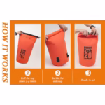⁦Sac Étanche Ocean Pack 20L Protection Waterproof Totale pour Kayak et Plage - حقيبة الظهر المائية المضادة للماء والتمزق أوشن باك (20 لتر)⁩ - الصورة ⁦10⁩