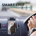 ⁦Support Auto Chargeur Sans Fil Qi 15W avec Capteur Intelligent - شاحن وحامل الهاتف اللاسلكي الذكي للسيارات⁩ - الصورة ⁦4⁩