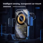 ⁦Support Auto Chargeur Sans Fil Qi 15W avec Capteur Intelligent - شاحن وحامل الهاتف اللاسلكي الذكي للسيارات⁩ - الصورة ⁦10⁩