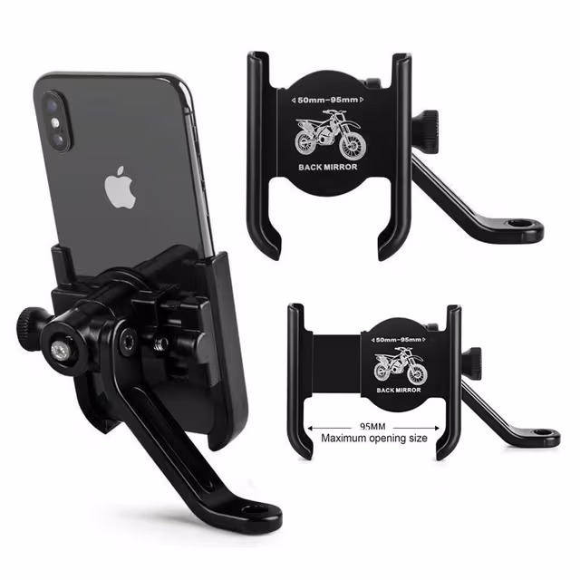 1782115390346-og8ep7 Support Téléphone Vélo et Moto En Aluminium Fixation Griffe d'Aigle Ultra-Stable Orientable à 360° - حامل الهاتف المعدني والمقاوم للصدمات للدراجات النارية والبرية - الصورة 1