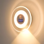 ⁦Applique Murale LED Intelligente Avec Capteur de Mouvement Écran Horloge Numérique - مصباح الحائط الذكي بمستشعر حركة وشاشة رقمية لعرض الوقت⁩ - الصورة ⁦2⁩
