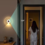 ⁦Applique Murale LED Intelligente Avec Capteur de Mouvement Écran Horloge Numérique - مصباح الحائط الذكي بمستشعر حركة وشاشة رقمية لعرض الوقت⁩ - الصورة ⁦4⁩