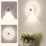⁦Applique Murale LED Intelligente Avec Capteur de Mouvement Écran Horloge Numérique - مصباح الحائط الذكي بمستشعر حركة وشاشة رقمية لعرض الوقت⁩ - الصورة ⁦5⁩