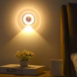 ⁦Applique Murale LED Intelligente Avec Capteur de Mouvement Écran Horloge Numérique - مصباح الحائط الذكي بمستشعر حركة وشاشة رقمية لعرض الوقت⁩ - الصورة ⁦8⁩