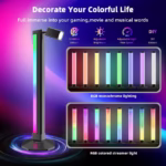⁦Lampadaire LED Angle RVB Intelligent Éclairage d'Ambiance Multicolore avec Télécommande 1Pcs - مصباح الأرضية الليد الذكي متعدد الألوان مع جهاز تحكم عن بعد⁩ - الصورة ⁦10⁩