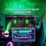 ⁦Projecteur de Galaxie et Veilleuse Panda Intelligente Bluetooth avec 15 Effets Lumineux - جهاز بروجكتر المجرات بشكل باندا مع مكبر صوت⁩ - الصورة ⁦4⁩