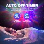 ⁦Projecteur de Galaxie et Veilleuse Panda Intelligente Bluetooth avec 15 Effets Lumineux - جهاز بروجكتر المجرات بشكل باندا مع مكبر صوت⁩ - الصورة ⁦6⁩