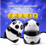 ⁦Projecteur de Galaxie et Veilleuse Panda Intelligente Bluetooth avec 15 Effets Lumineux - جهاز بروجكتر المجرات بشكل باندا مع مكبر صوت⁩ - الصورة ⁦7⁩