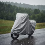 ⁦Housse de Moto Ultra Légère Taille Extensible Standard V2 - غطاء دراجة نارية احترافي قابل للتمدد⁩ - الصورة ⁦3⁩