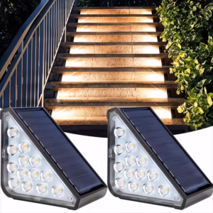 Éclairage Solaire pour Escaliers et Marches Extérieures Étanche IP67 – مصابيح السلالم والأدراج الشمسية الذكية المقاومة للماء