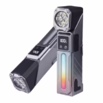 ⁦Lampe de Travail LED Multifonction T130 Éclairage Latéral RGB et Écran LCD - مصباح العمل الذكي متعدد الوظائف بمغناطيس⁩ - الصورة ⁦3⁩