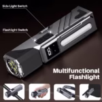 ⁦Lampe de Travail LED Multifonction T130 Éclairage Latéral RGB et Écran LCD - مصباح العمل الذكي متعدد الوظائف بمغناطيس⁩ - الصورة ⁦7⁩