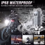 ⁦Ampoule LED H4 Pour Phare Universel Moto Technologie Double Lentille - مصباح ليد للمكابح والمصابيح الأمامية بعدسة مزدوجة مطورة⁩ - الصورة ⁦11⁩