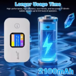 ⁦Bevot Routeur WiFi Portable 4G LTE Pocket Écran LED Couleur - مودم وجهاز واي فاي محمول بشاشة ذكية وبطارية⁩ - الصورة ⁦6⁩