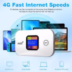 ⁦Bevot Routeur WiFi Portable 4G LTE Pocket Écran LED Couleur - مودم وجهاز واي فاي محمول بشاشة ذكية وبطارية⁩ - الصورة ⁦5⁩