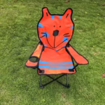 ⁦chaise Pliable de Camping pour Enfants Structure En Acier avec Porte-Gobelet et Sac de Transport - كرسي تخييم قابل للطي للأطفال⁩ - الصورة ⁦2⁩