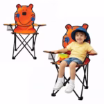 ⁦chaise Pliable de Camping pour Enfants Structure En Acier avec Porte-Gobelet et Sac de Transport - كرسي تخييم قابل للطي للأطفال⁩ - الصورة ⁦7⁩