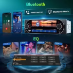 ⁦Autoradio 1Din Écran Tactile 5" IPS - Apple CarPlay et Android Auto Sans Fil Charge Rapide Type-C - راديو سيارة ذكي بشاشة لمس 5 بوصة تدعم و لاسلكيًا⁩ - الصورة ⁦4⁩