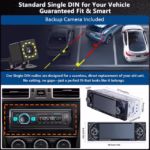 ⁦Autoradio 1Din Écran Tactile 5" IPS - Apple CarPlay et Android Auto Sans Fil Charge Rapide Type-C - راديو سيارة ذكي بشاشة لمس 5 بوصة تدعم و لاسلكيًا⁩ - الصورة ⁦7⁩