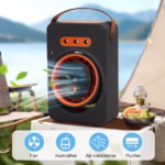 ⁦Mini Purificateur et Refroidisseur d'Air Portable 4en1 5 Vitesses - مبرد ومكيف هواء محمول 4 في 1 برذاذ الماء وبطارية قابلة للشحن⁩ - الصورة ⁦3⁩