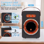 ⁦Mini Purificateur et Refroidisseur d'Air Portable 4en1 5 Vitesses - مبرد ومكيف هواء محمول 4 في 1 برذاذ الماء وبطارية قابلة للشحن⁩ - الصورة ⁦2⁩
