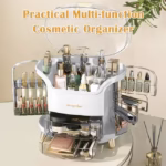 ⁦Boîte d'Organisation et Rangement de Maquillage Grande Capacité - منظم وصندوق أدراج للمكياج والمستحضرات بتصميم شفاف وعصري⁩ - الصورة ⁦7⁩