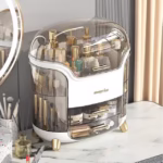 ⁦Boîte d'Organisation et Rangement de Maquillage Grande Capacité - منظم وصندوق أدراج للمكياج والمستحضرات بتصميم شفاف وعصري⁩ - الصورة ⁦8⁩