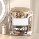 Boîte d'Organisation et Rangement de Maquillage Grande Capacité - منظم وصندوق أدراج للمكياج والمستحضرات بتصميم شفاف وعصري