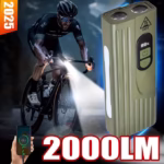 ⁦Lampe de Vélo Rechargeable Z-838 Multi-Fonction - Éclairage LED Puissant Lumière Latérale RGB - مصباح دراجة متعدد الوظائف مع إضاءة جانبية ملونة ومغناطيس قوي⁩ - الصورة ⁦11⁩