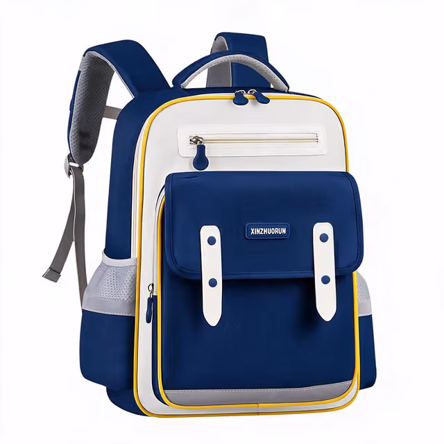 1785402747864-u5a80b Sac à Dos Scolaire Style Kawaii Grand Volume Tissu Imperméable Bleu Nuit SACKDS01BLN - حقيبة مدرسية بتصميم كاوايي - الصورة 1