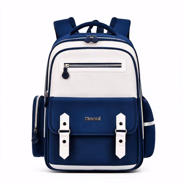1785588607204-dvgs47 Sac à Dos Scolaire Style Kawaii Grand Volume Tissu Imperméable Bleu Nuit SACKDS08BLN - حقيبة مدرسية بتصميم كاوايي - الصورة 1