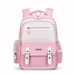 Sac à Dos Scolaire Style Kawaii Grand Volume Tissu Imperméable ROSE SACKDS08RS - حقيبة مدرسية بتصميم كاوايي