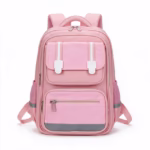 Sac à Dos Scolaire Style Kawaii Grand Volume Tissu Imperméable Rose SACKDS06RS - حقيبة مدرسية بتصميم كاوايي