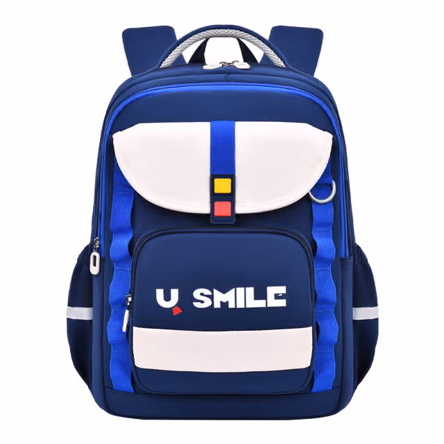 1785683218133-ql1tqp Sac à Dos Scolaire pour Enfnats U-Smile Bleu et Blanc SACKDS09BB - حقيبة مدرسية للأطفال - الصورة 1