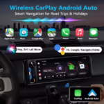 ⁦Gazel Autoradio 1Din Écran Tactile 5" IPS - Apple CarPlay et Android Auto Sans Fil Charge Rapide Type-C - راديو سيارة ذكي بشاشة لمس 5 بوصة تدعم و لاسلكيًا⁩ - الصورة ⁦4⁩