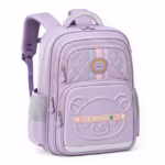 Sac à Dos Scolaire Style Kawaii Grand Volume Tissu Imperméable Mauve SACKDS18MV - حقيبة مدرسية بتصميم كاوايي