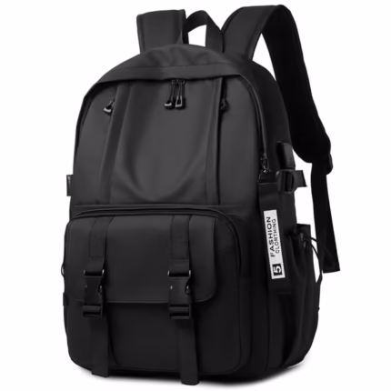 Sac à Dos Ergonomique et Imperméable Port USB Intégré Noir SACHM02N - حقيبة ظهر متعددة الوظائف للعمل والسفر مع منفذ شحن