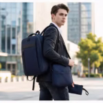 ⁦Ensemble 3 PCS sac a dos Élégant et Imperméable pour Homme Avec Port USB Gris Mat-02 - طقم حقائب رجالية أنيقة 3 في 1 مع منفذ شحن⁩ - الصورة ⁦2⁩