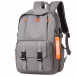 Sac à Dos Ergonomique et Imperméable Port USB Intégré Gris SACHM02G - حقيبة ظهر متعددة الوظائف للعمل والسفر مع منفذ شحن