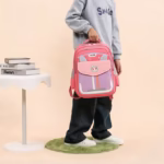 ⁦Sac à Dos Scolaire Enfant Design Oreilles Ergonomique Tissu Imperméable pour Primaire Rose SACKDS30RS - حقيبة ظهر مدرسية للأطفال⁩ - الصورة ⁦2⁩
