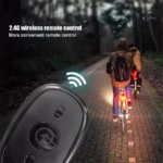 ⁦Mini Lumières LED Flash Anti-Collision avec Télécommande sans Fil 30 Modes 2Pcs - أضواء فلاش مع ريموت كنترول لاسلكي لسائقي الدراجات⁩ - الصورة ⁦8⁩