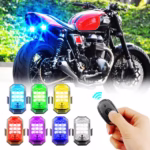 ⁦Mini Lumières LED Flash Anti-Collision avec Télécommande sans Fil 30 Modes 2Pcs - أضواء فلاش مع ريموت كنترول لاسلكي لسائقي الدراجات⁩ - الصورة ⁦12⁩