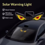 ⁦Lampe Signale de Fenêtre Voiture Motif Devil Eye Énergie Solaire et Type-C - مصباح نافذة السيارة ليلي يعمل بالطاقة الشمسية⁩ - الصورة ⁦10⁩