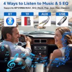 ⁦Autoradio Bluetooth 1-DIN avec Égaliseur DSP et Éclairage 7 Couleurs SP0707 - راديو سيارة بلوتوث مع ميزان صوت وإضاءة 7 ألوان⁩ - الصورة ⁦5⁩