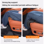⁦Extension de Siège de Voiture Support de Jambes en Cuir Design Ergonomique Antidérapant - وسادة تمديد مقعد السيارة لدعم الأرجل⁩ - الصورة ⁦6⁩