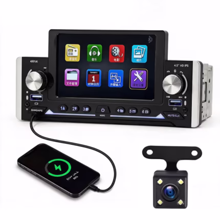 Autoradio MP5 pour Voiture PERVOI CTC-4501 Écran HD IPS avec Caméra de Recul - شاشة وراديو سيارة متعدد الوسائط مع كاميرا خلفية
